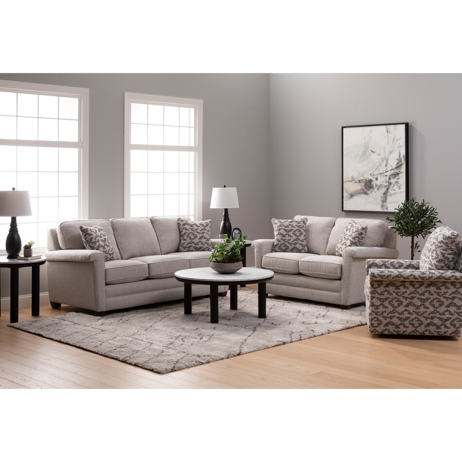 ll beige fabric sofa   