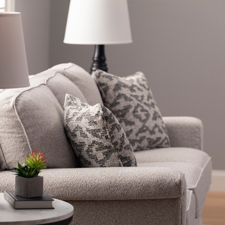 ll beige fabric sofa   