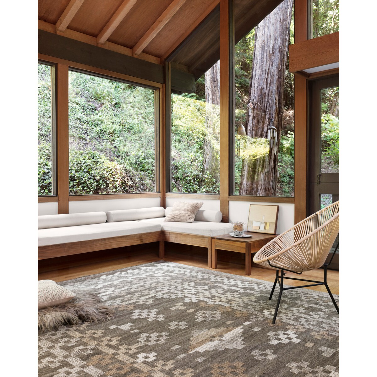 lak gray area rug   