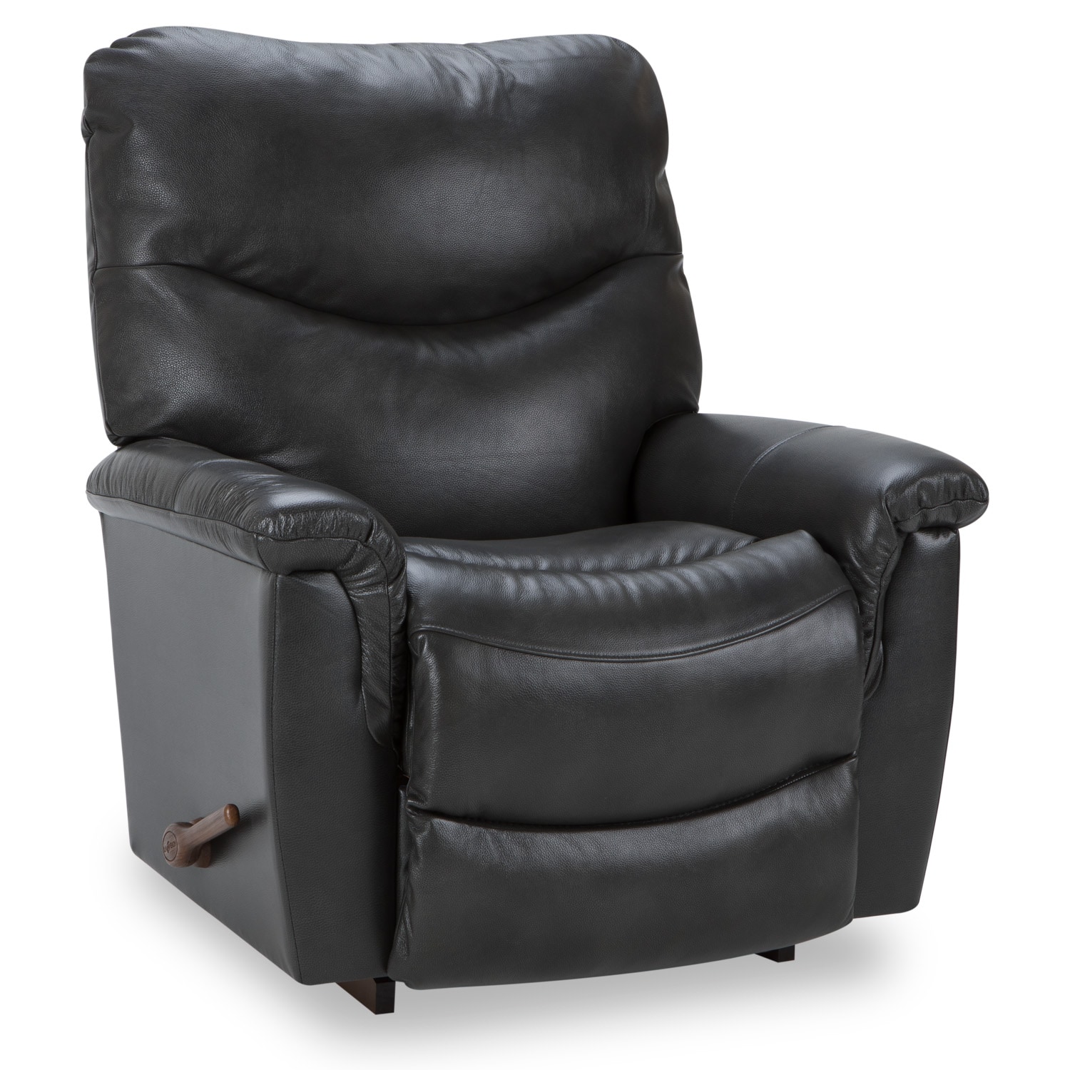 La-Z-Boy Jason Gray Leather Rocker Recliner | WG&R Furniture