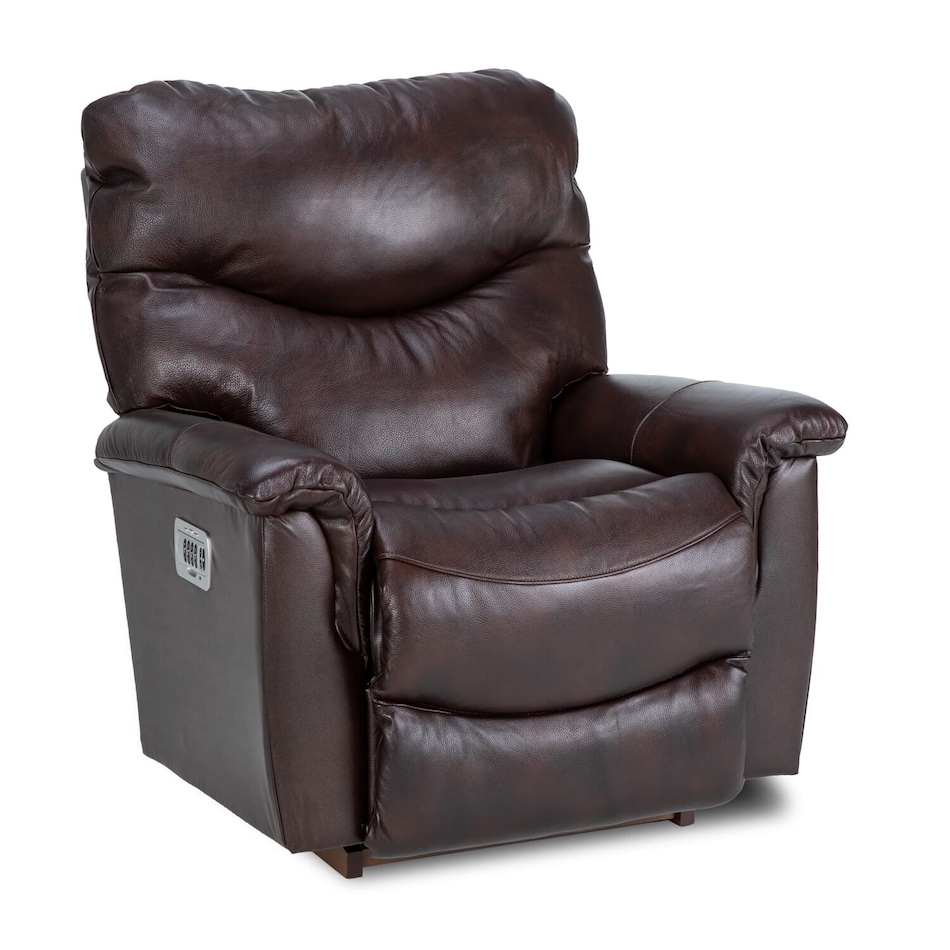 lb walnut casual transitional recl sofa   