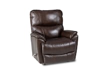 lb walnut sectional w recliner   