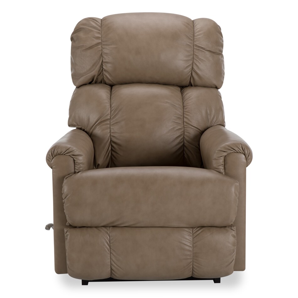 lb dune leather recliner   