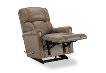lb dune leather recliner   