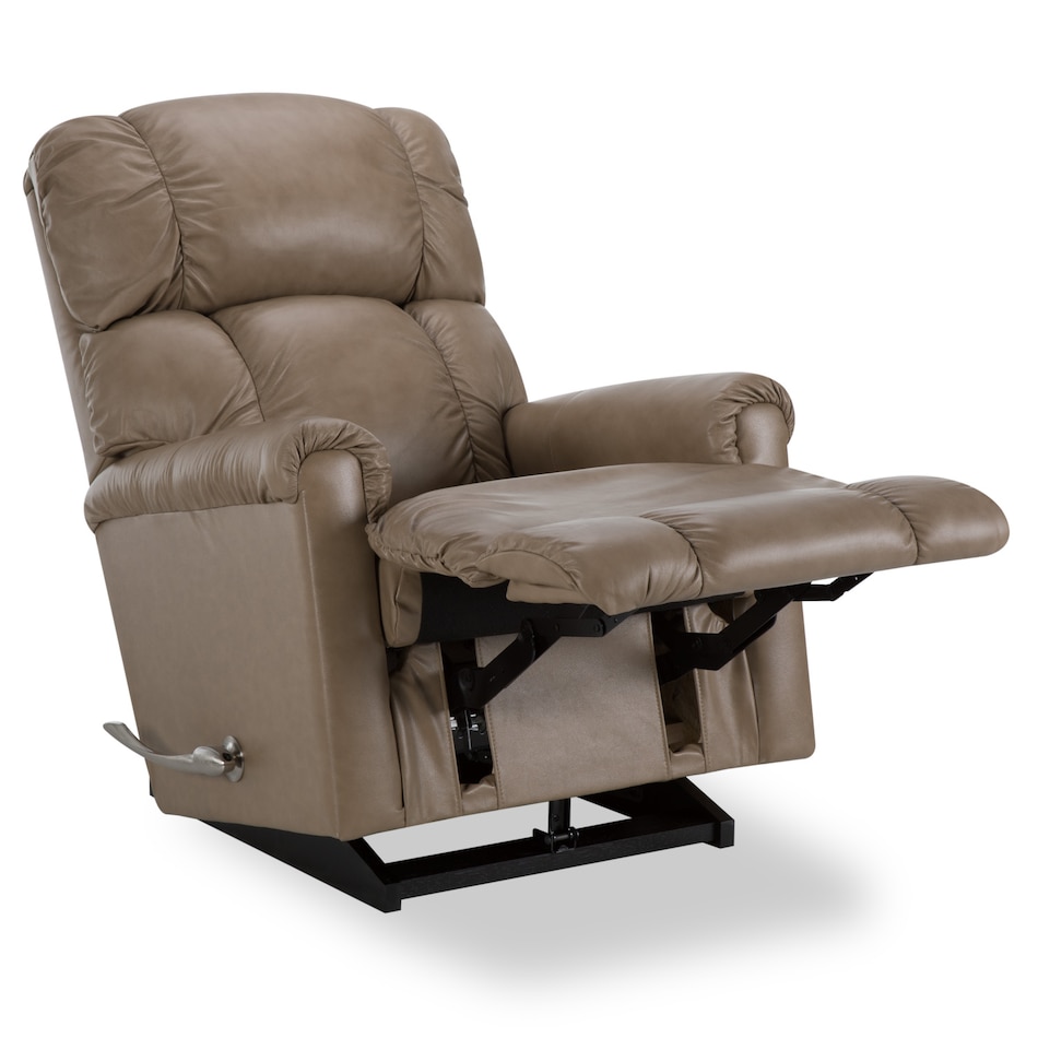 lb dune leather recliner   
