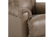 lb dune leather recliner   