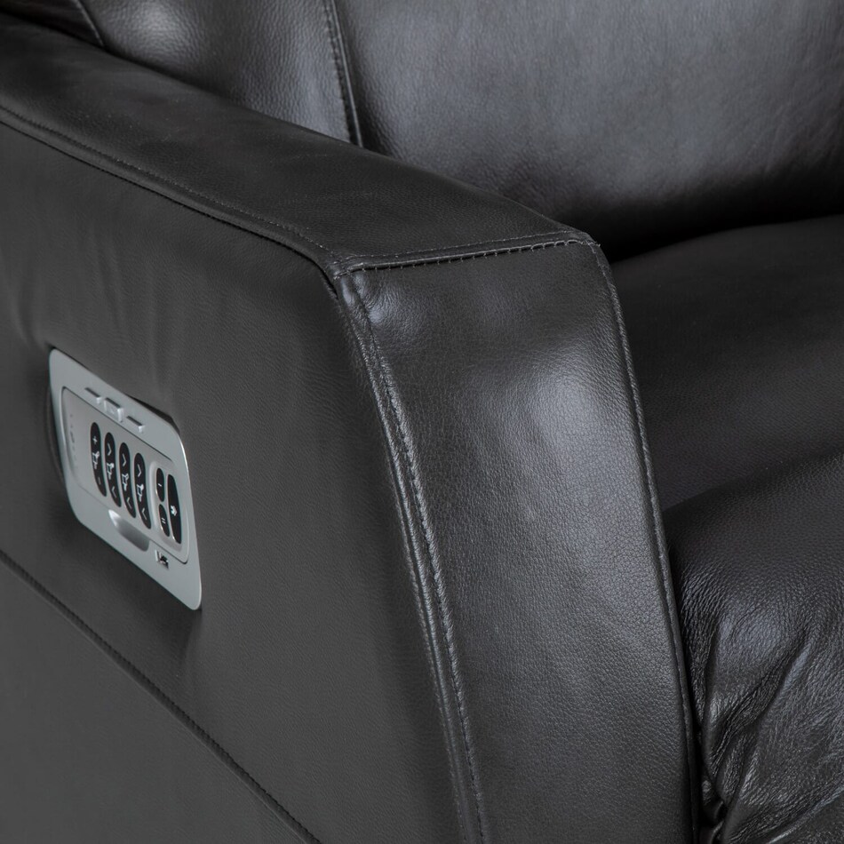 lb leather recliner   