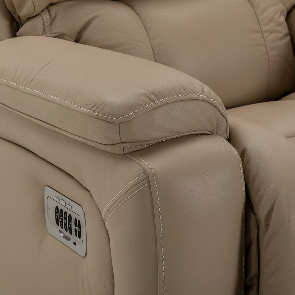 lb leather recliner   
