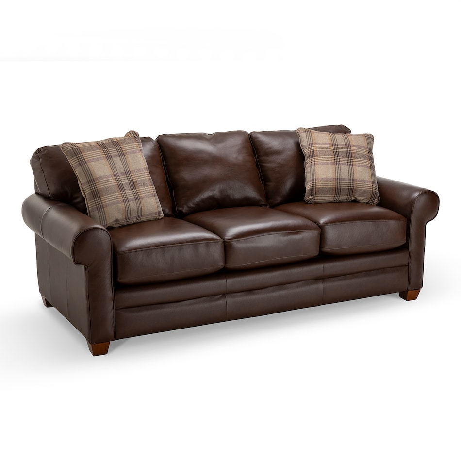 lb cognac casual sofas   