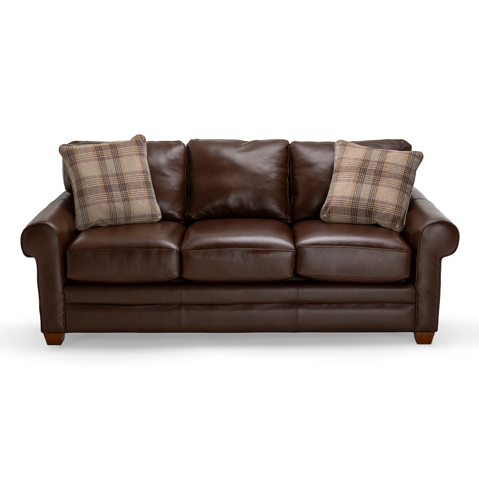 lb cognac casual sofas   