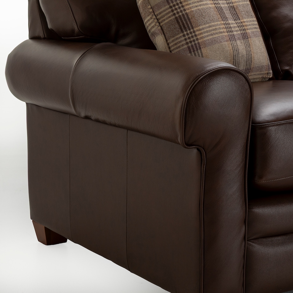 lb cognac casual sofas   