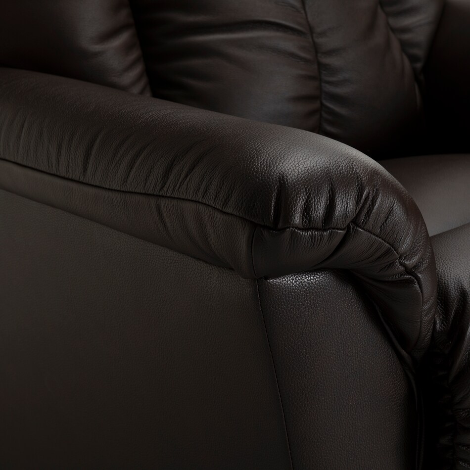 lb umber rocker recliner   