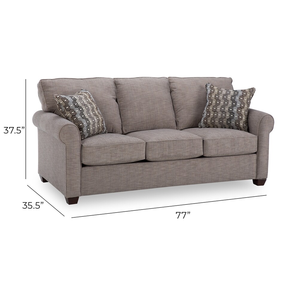 leads cobblestone queen sleeper   