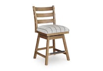 light brown casual counter height stools   
