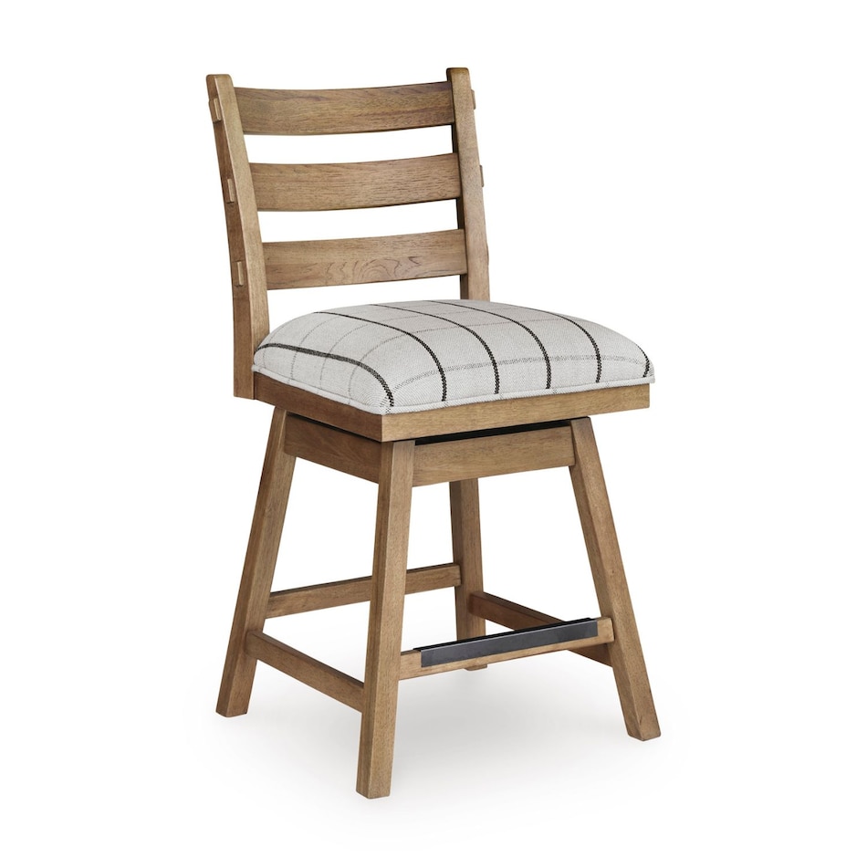 light brown casual counter height stools   