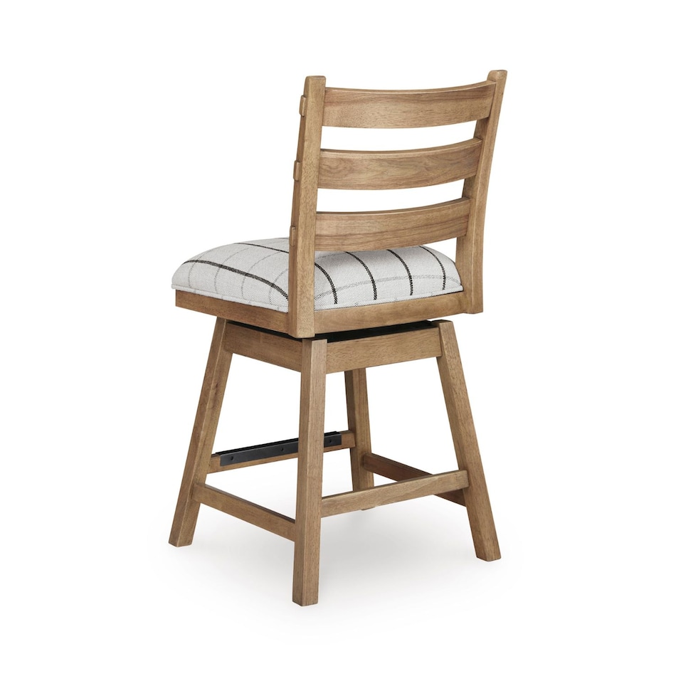 light brown casual counter height stools   