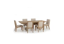 light brown contemporary formal dining room mqetpc  