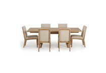 light brown contemporary formal dining room mqetpc  