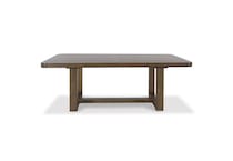 light brown country formal dining room   