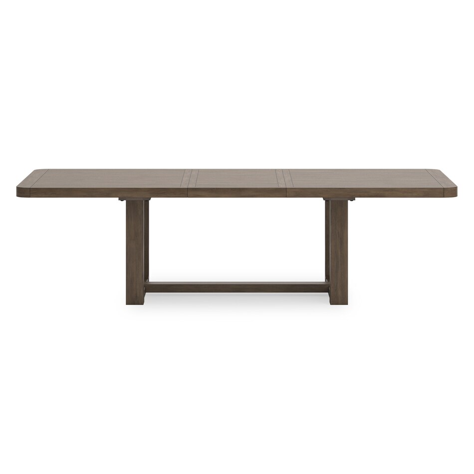 light brown country formal dining room   