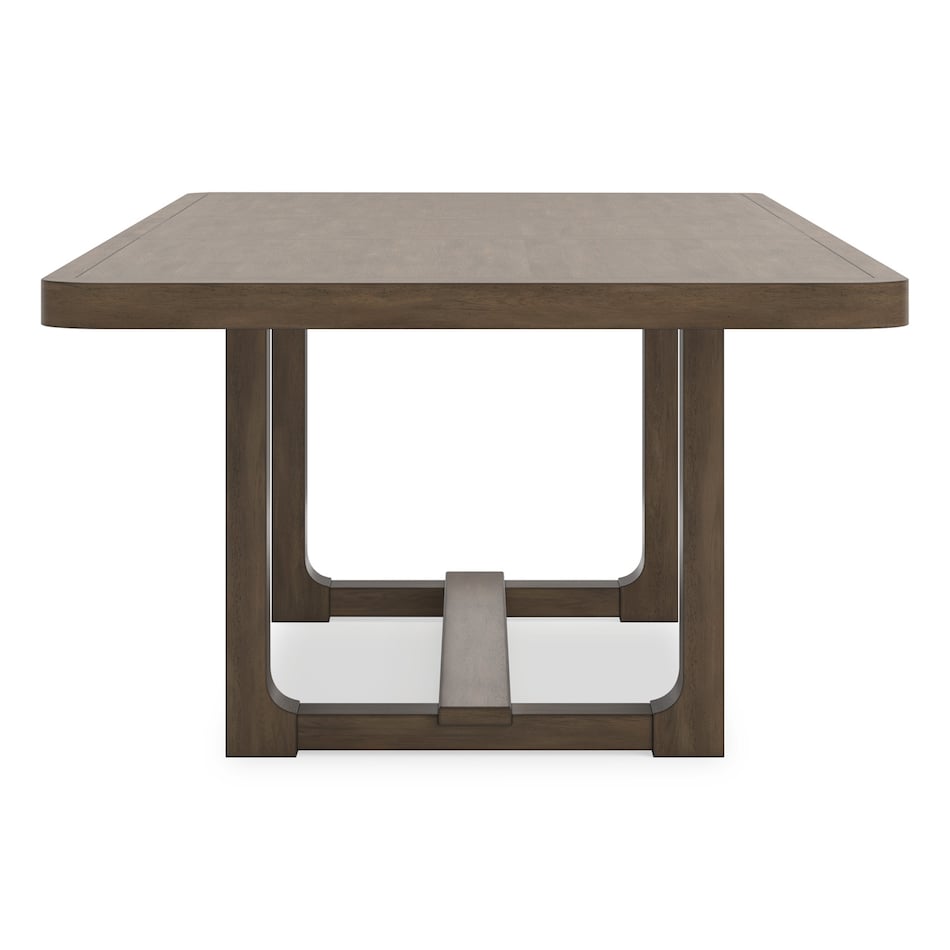 light brown country formal dining room   