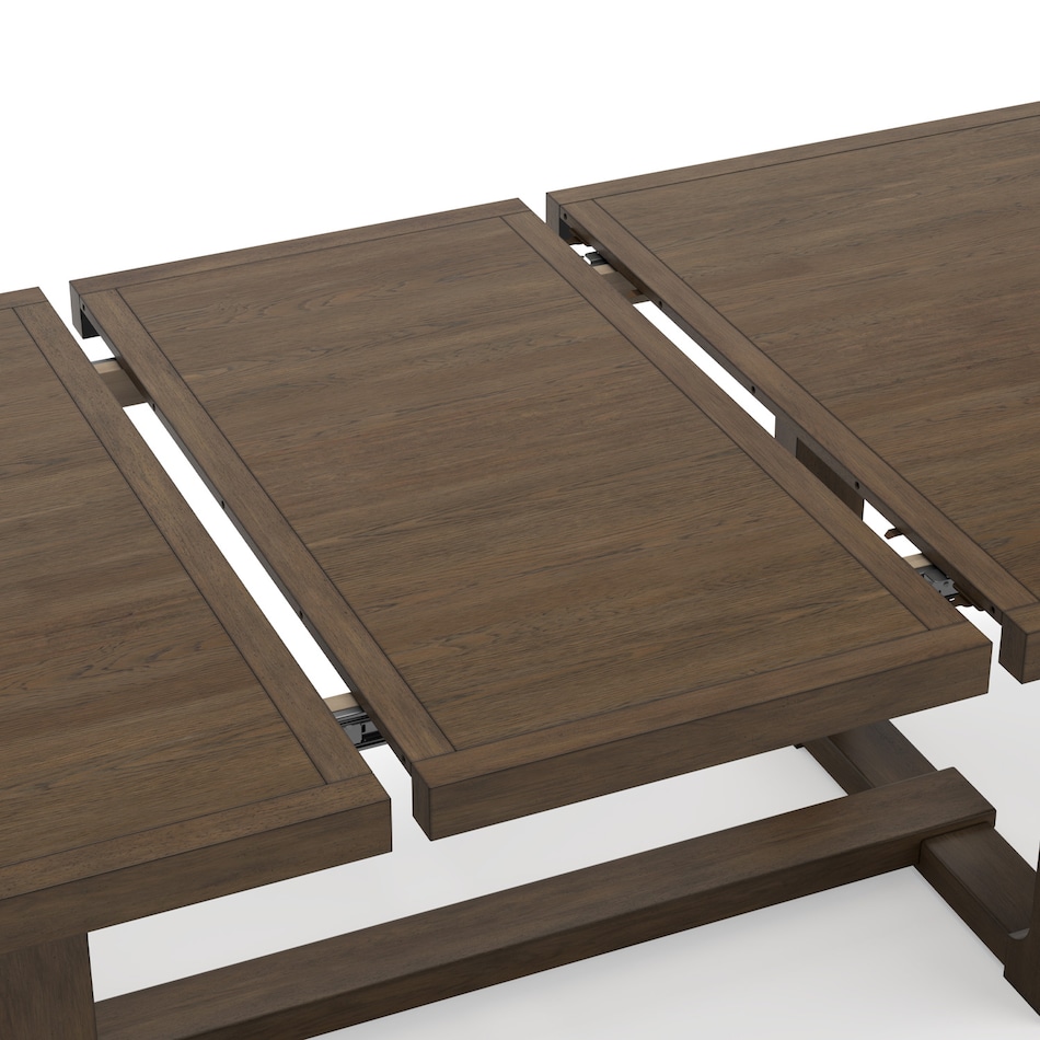 light brown country formal dining room   