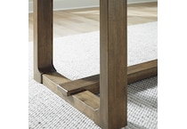 light brown country formal dining room   