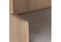 light brown hall tree seats   