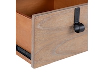 light brown hall tree seats   