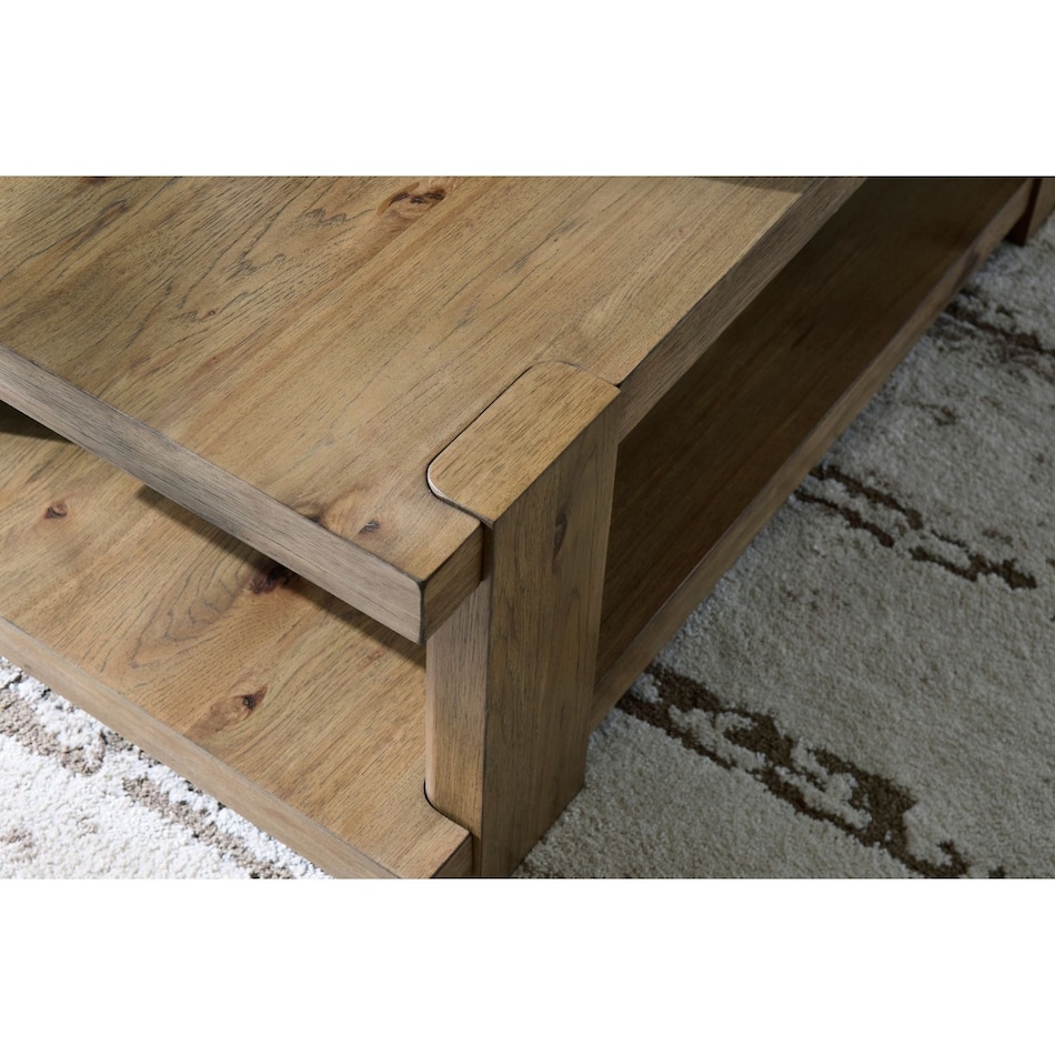 light brown transitional casual tables   