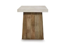 light brown transitional casual tables   