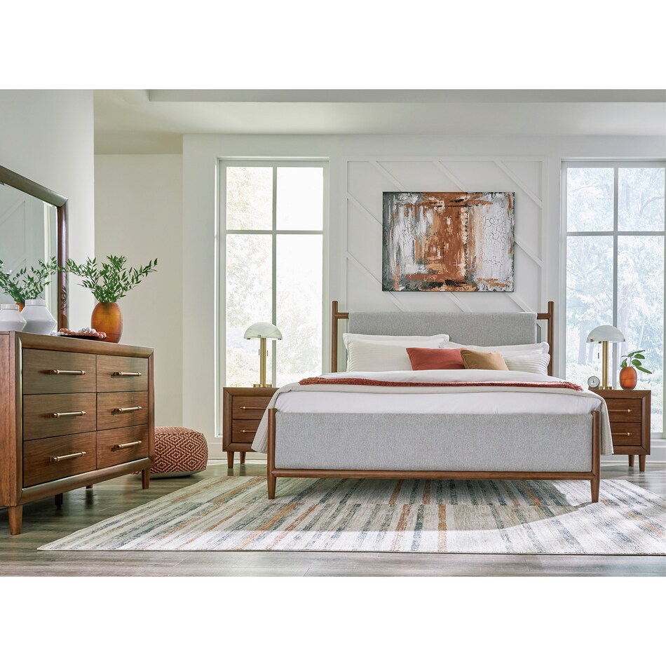 light gray & medium brown contemporary bedroom aqn  
