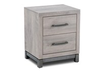 light gray contemporary bedroom   