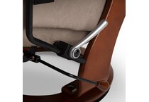 light gray stationary chair   