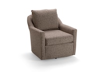 linen swivel rocker chair   