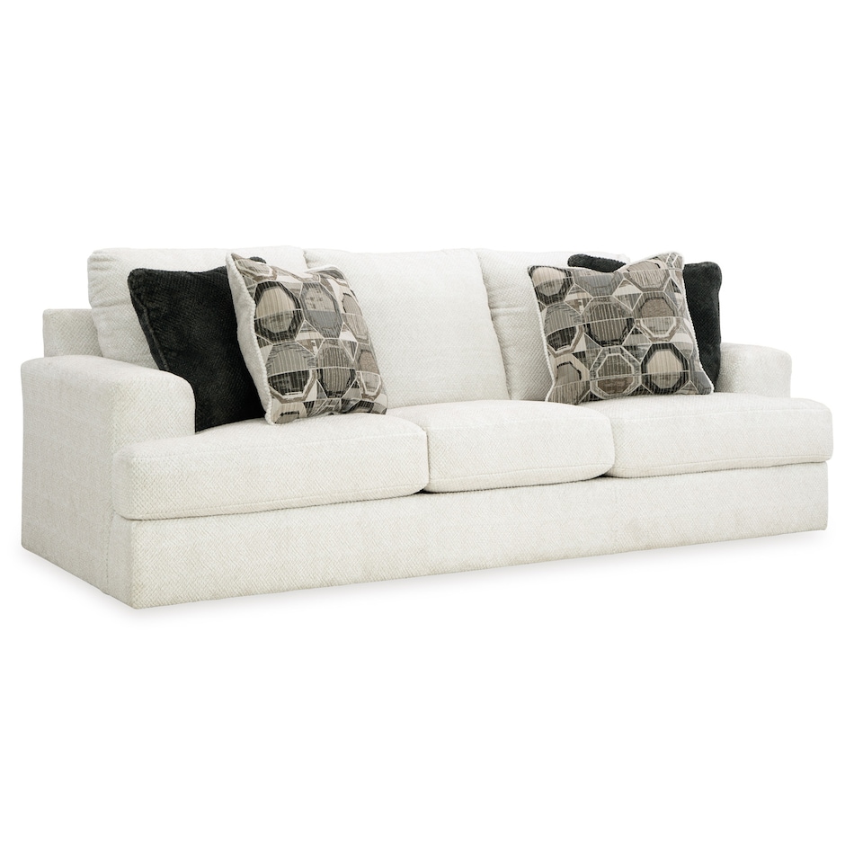 lucky white casual sofas   