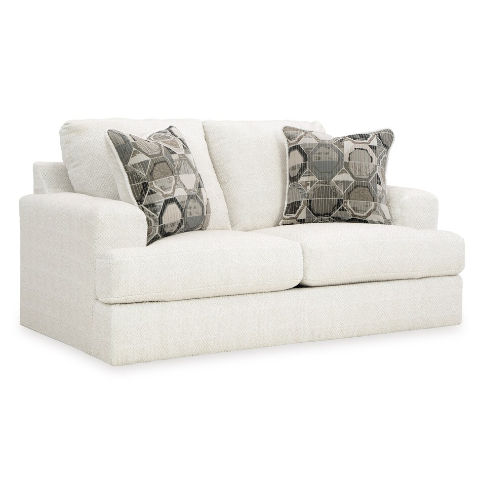 lucky white casual sofas   