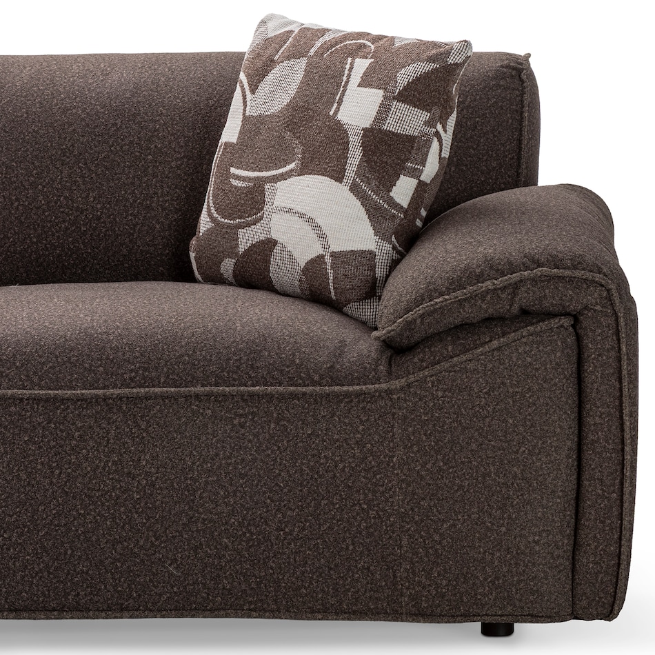 lulu mocha sectional stationary ap  
