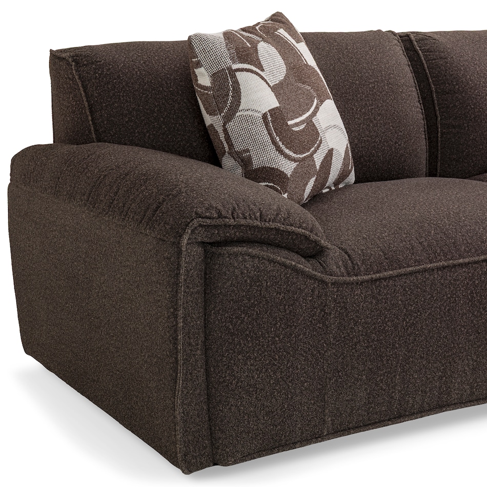 lulu mocha sectional stationary ap  