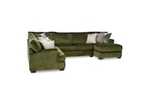 luscious pine sectional stationary cpc  