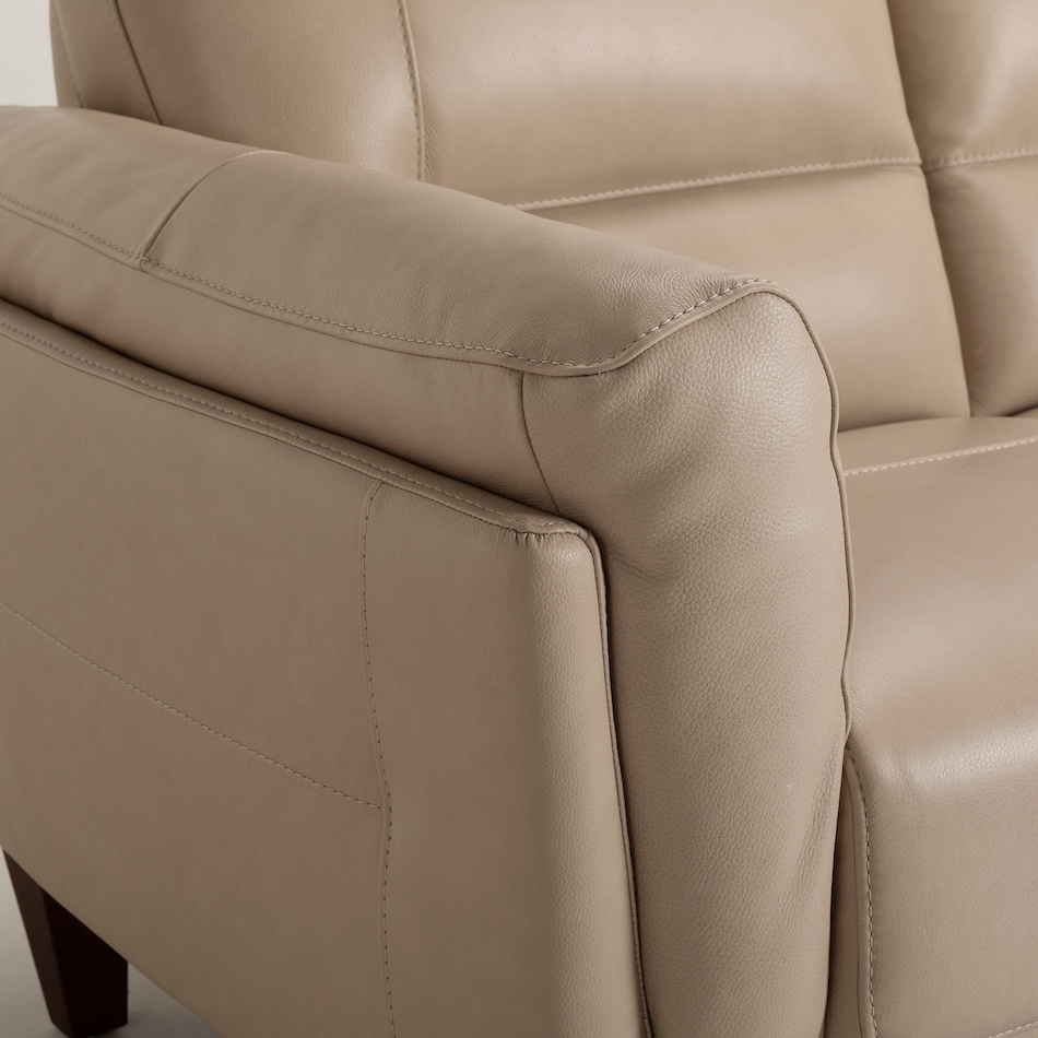 mps westeros putty leathermatch sofa   