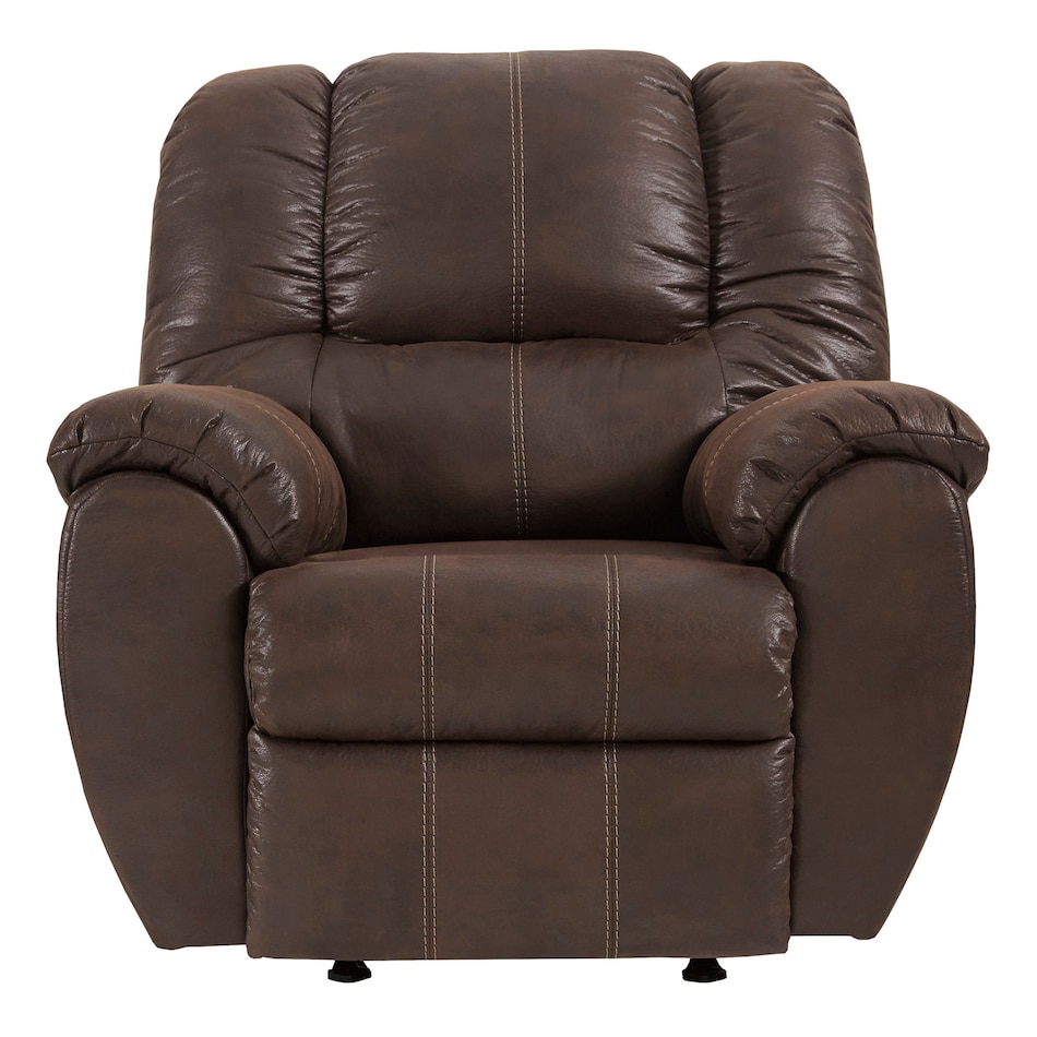 mcgann walnut chaise rocker recliner   