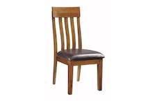 medium brown traditional formal dining room   