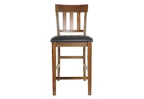 medium brown traditional formal dining room   