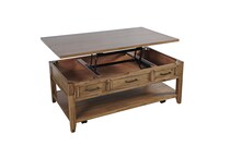 medium brown transitional casual tables   