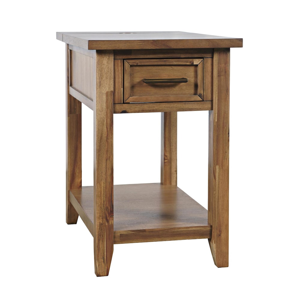 medium brown transitional casual tables   