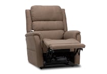 merino latte wall recliner   
