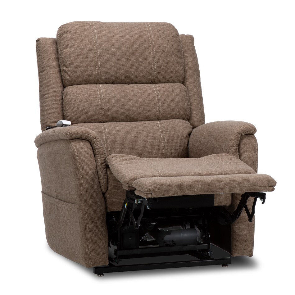 merino latte wall recliner   