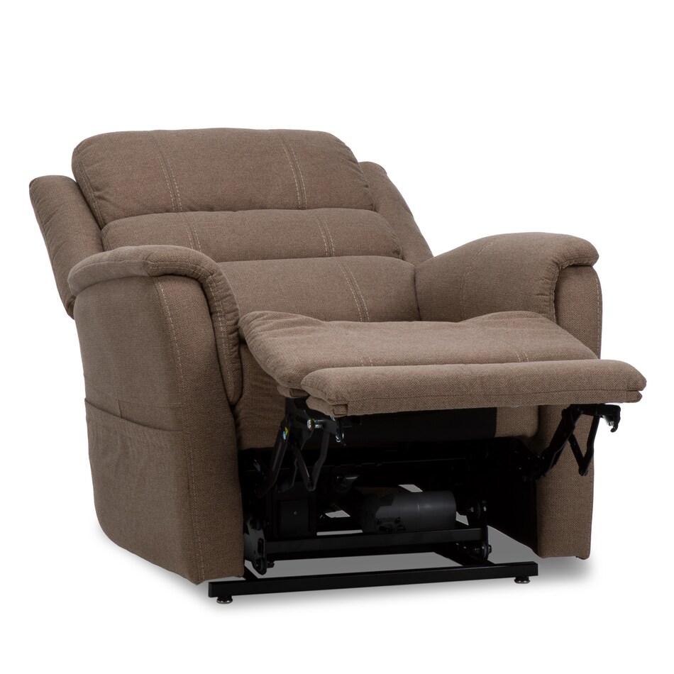 merino latte wall recliner   