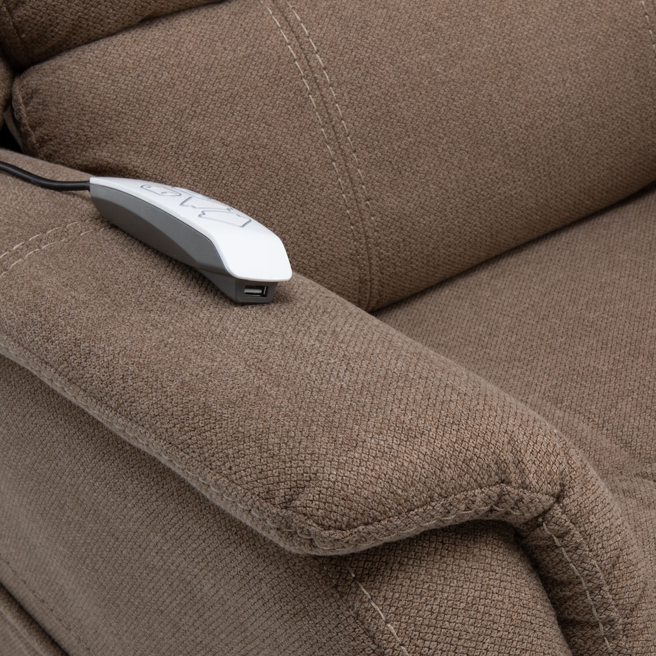 merino latte wall recliner   